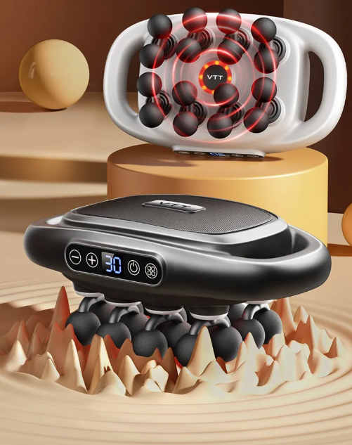 Deep Tissue Percussion Massage Gun — 16-Head Recovery System for Serious Athletes