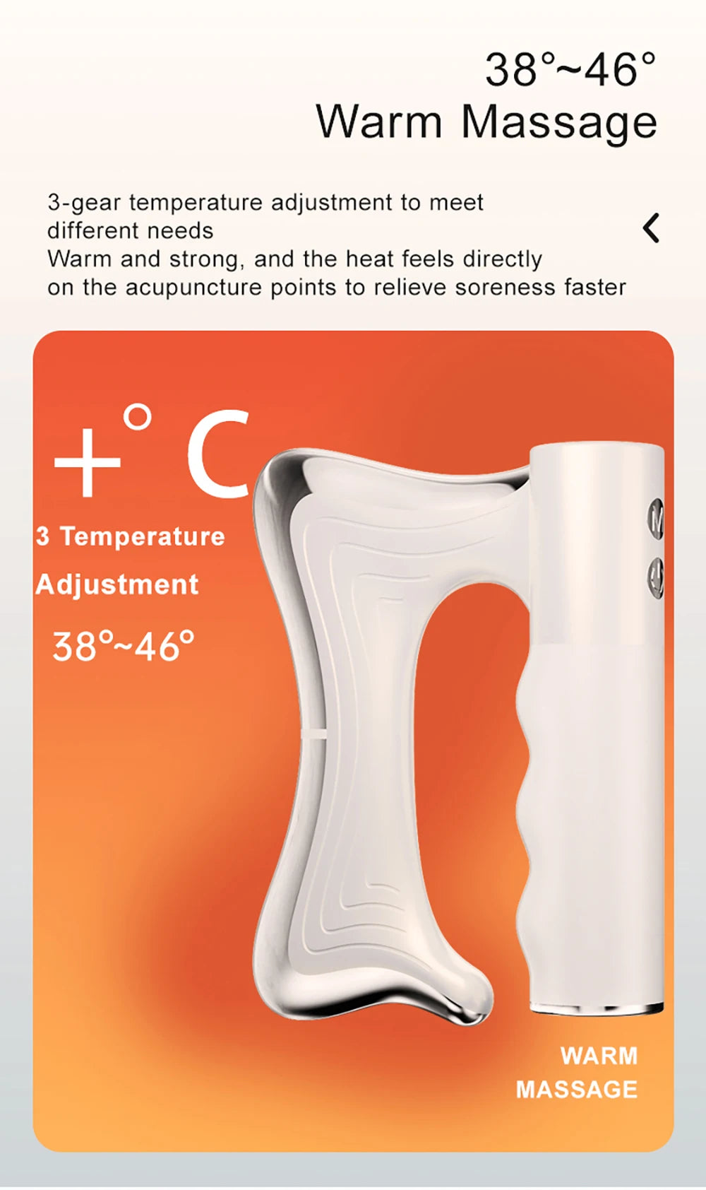 Heated Fascia Blade — Deep Tissue Myofascial Release Tool with Infrared Heat