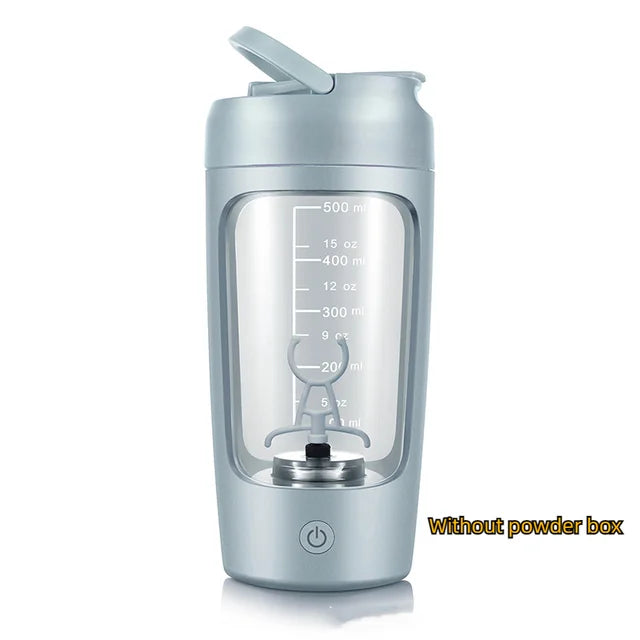 Electric Protein Shaker Bottle — Motorized Vortex Mixer for Zero-Clump Shakes