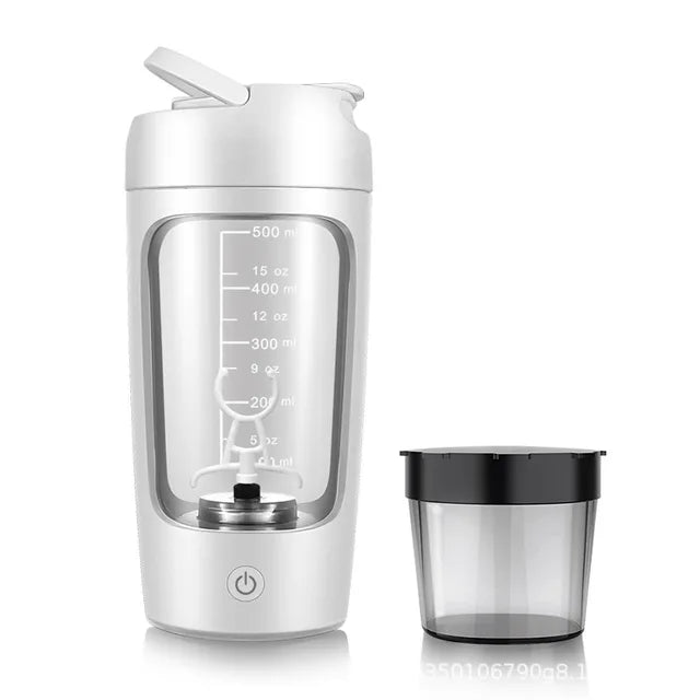 Electric Protein Shaker Bottle — Motorized Vortex Mixer for Zero-Clump Shakes