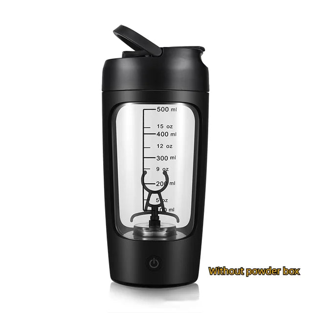 Electric Protein Shaker Bottle — Motorized Vortex Mixer for Zero-Clump Shakes