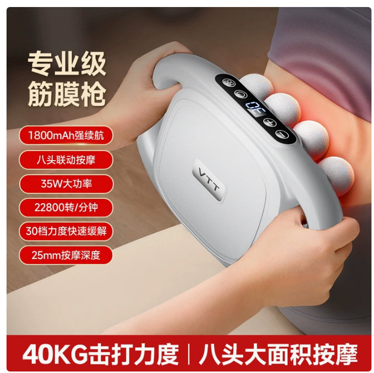Deep Tissue Percussion Massage Gun — 16-Head Recovery System for Serious Athletes