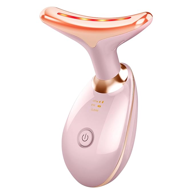 7-Color LED Microcurrent Facial Toning Device — Skin Firming & Jaw Definition