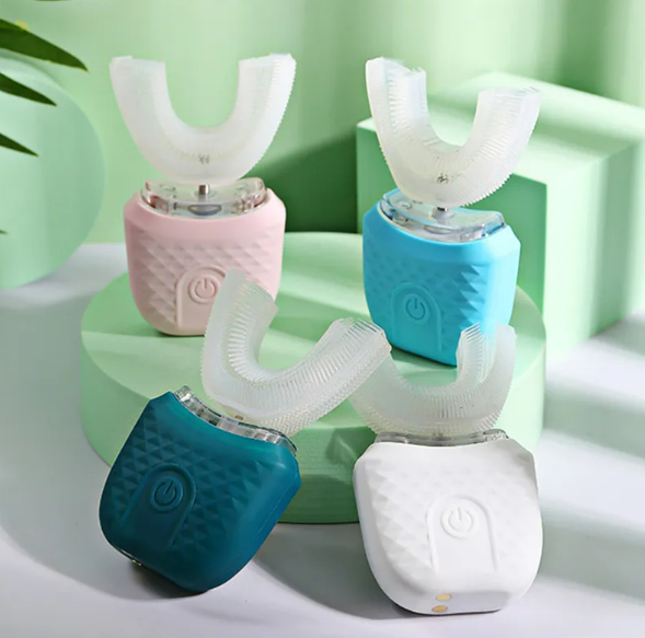 360° Ultrasonic Smart Toothbrush — Full-Mouth Clean in 30 Seconds