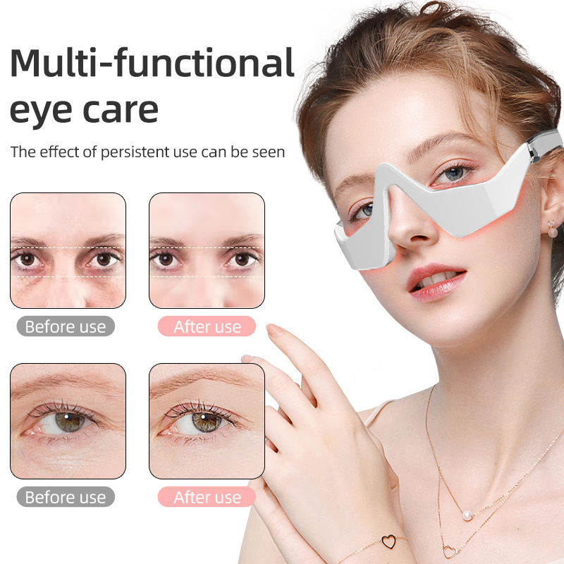 Wireless Eye Massager — Air Compression + Heat Therapy for Eye Strain & Deep Relaxation