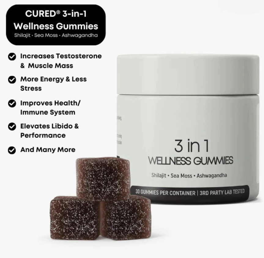Shilajit 3-in-1 Performance Gummies — Ancient Formula, Modern Edge