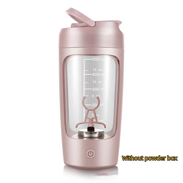 Electric Protein Shaker Bottle — Motorized Vortex Mixer for Zero-Clump Shakes