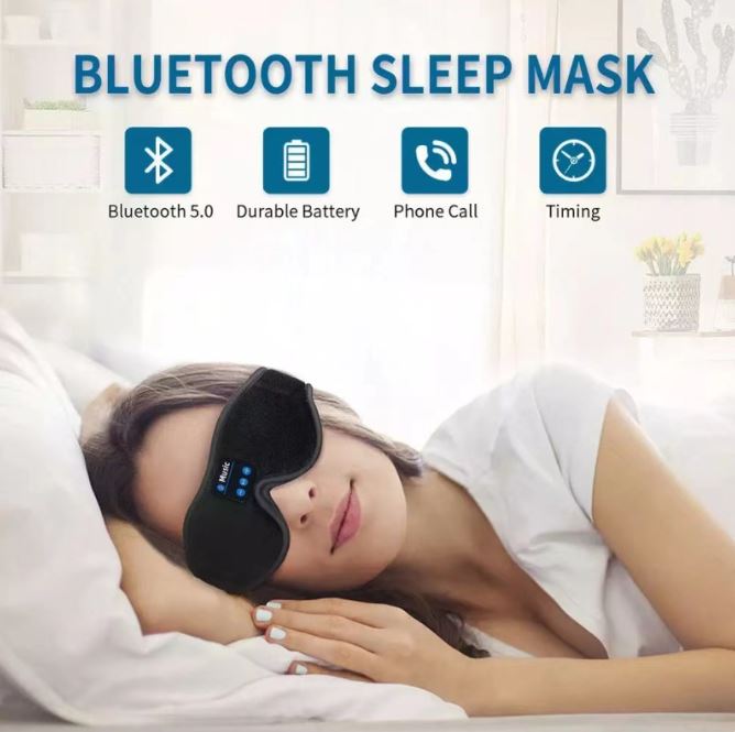 Blackout Sleep Mask with Built-In Stereo — Optimize Your Recovery Every Night