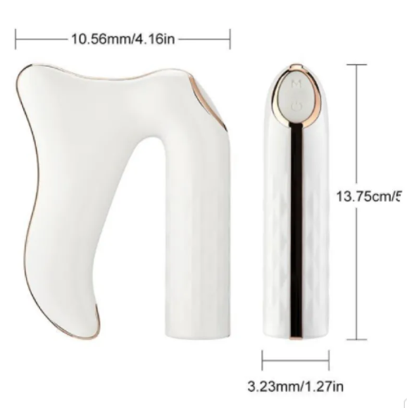 Smart Gua Sha Facial Massager — Vibration + Heat for Jawline Definition & Lymphatic Drainage
