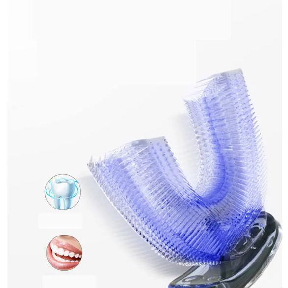 360° Ultrasonic Smart Toothbrush — Full-Mouth Clean in 30 Seconds