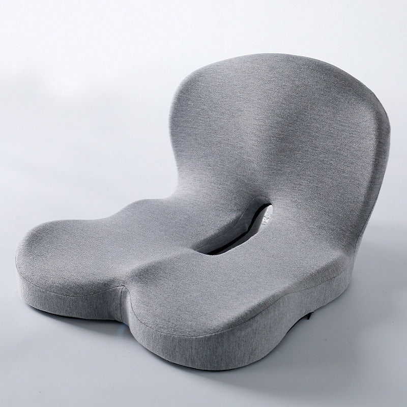 Lumbar Support Memory Foam Backrest — Ergonomic Posture Correction for Work & Drive
