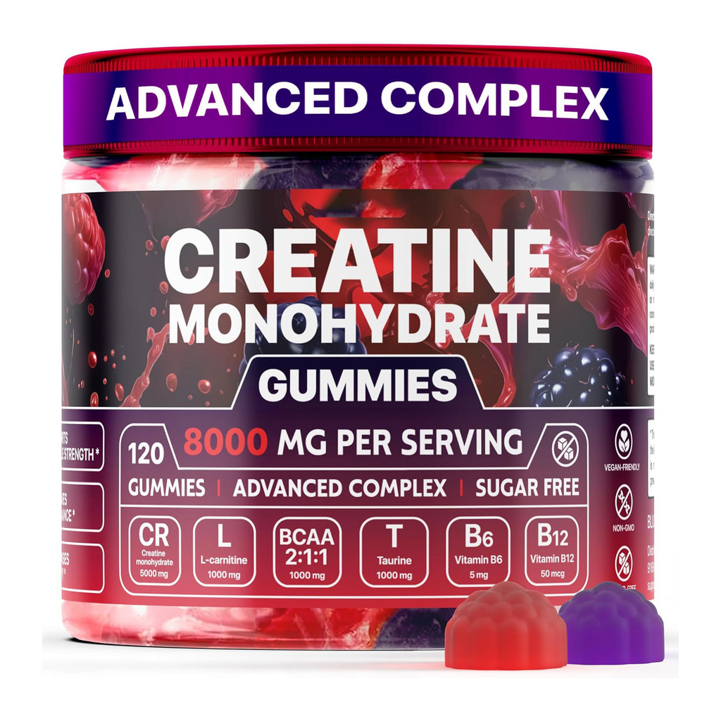 Muscle Boost Creatine Gummies — Train Harder, Recover Faster