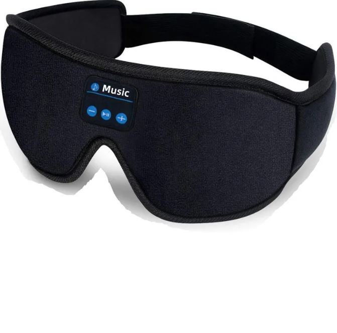 Blackout Sleep Mask with Built-In Stereo — Optimize Your Recovery Every Night