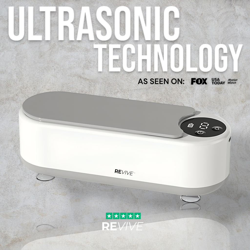 Ultrasonic Retainer & Aligner Cleaner — 40,000Hz Deep Clean in 5 Minutes