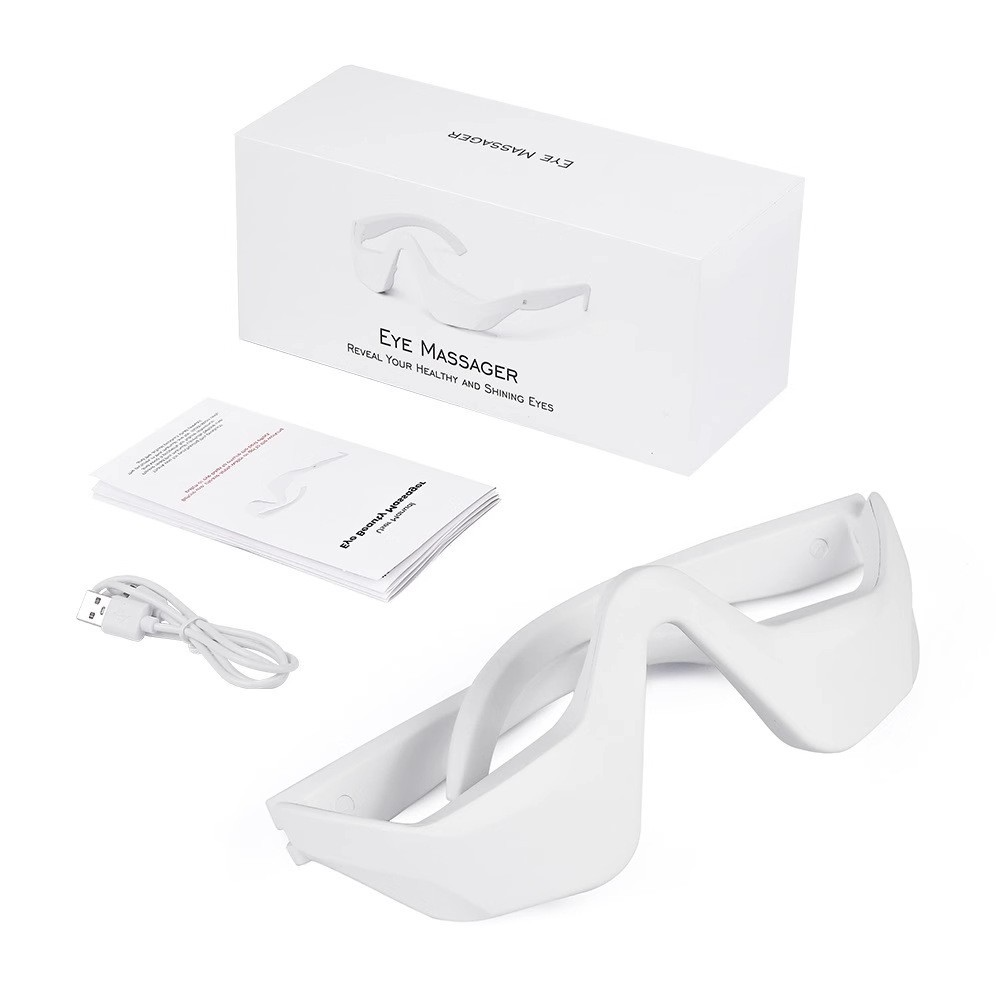 Wireless Eye Massager — Air Compression + Heat Therapy for Eye Strain & Deep Relaxation