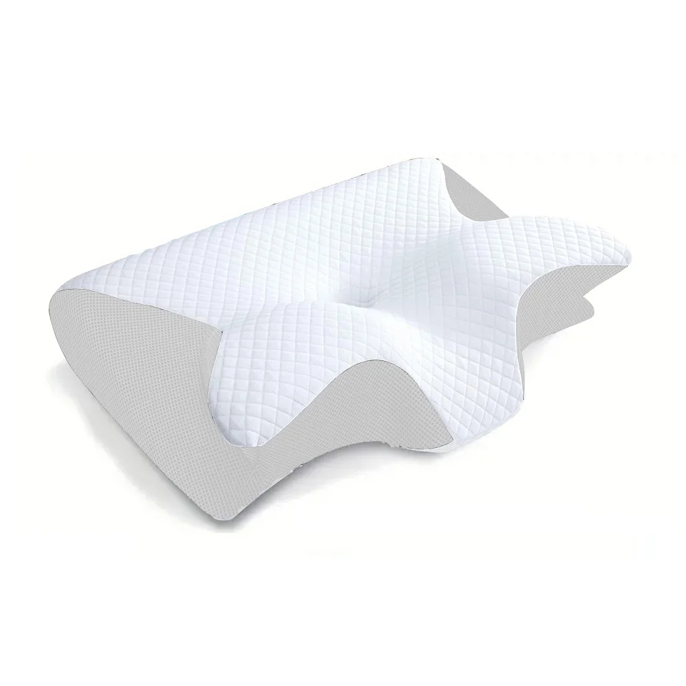 Memory Foam Travel Neck Pillow — Cervical Support for Flights, Trains & Long Drives