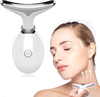 7-Color LED Microcurrent Facial Toning Device — Skin Firming & Jaw Definition