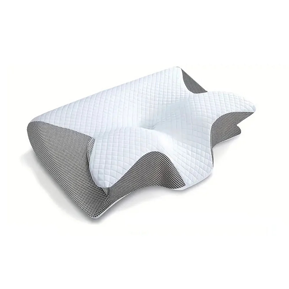 Memory Foam Travel Neck Pillow — Cervical Support for Flights, Trains & Long Drives