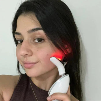 7-Color LED Microcurrent Facial Toning Device — Skin Firming & Jaw Definition