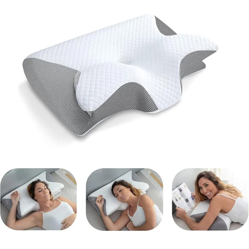 Memory Foam Travel Neck Pillow — Cervical Support for Flights, Trains & Long Drives