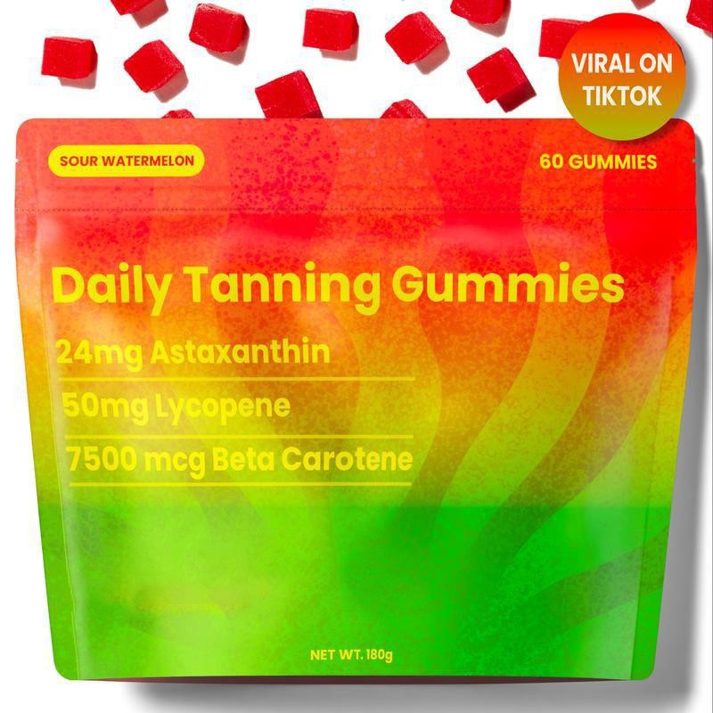 Sun Tanning Gummies — Internal Tan Optimizer with UV Protection Antioxidants
