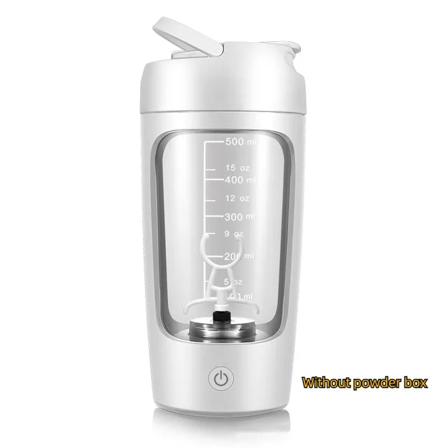 Electric Protein Shaker Bottle — Motorized Vortex Mixer for Zero-Clump Shakes