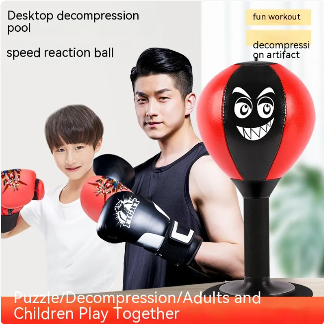 Desktop Punch Speed Ball — Stress Relief & Focus Reset for High-Performance Men