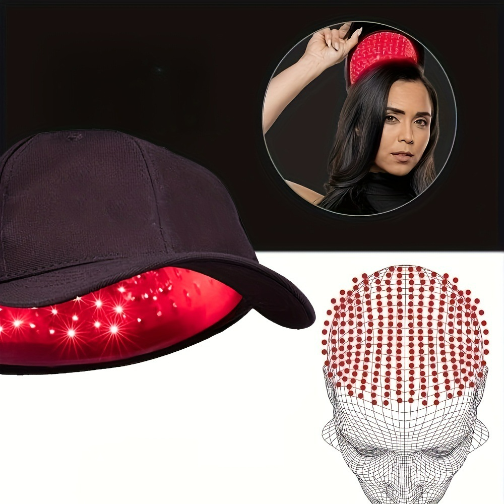 Red Light Therapy Hair Growth Cap — Photobiomodulation for Thicker, Fuller Hair