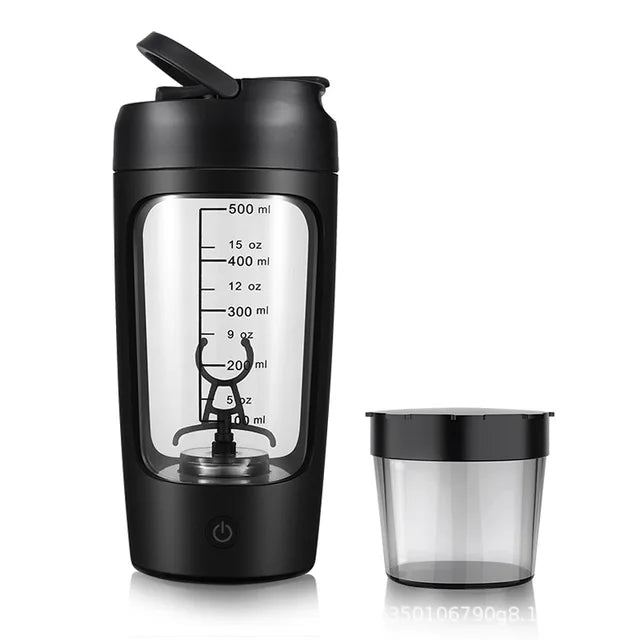 Electric Protein Shaker Bottle — Motorized Vortex Mixer for Zero-Clump Shakes