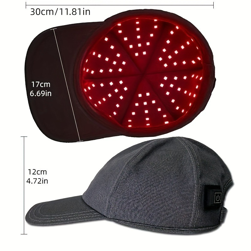 Red Light Therapy Hair Growth Cap — Photobiomodulation for Thicker, Fuller Hair