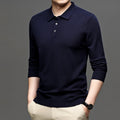 Men's Premium Lapel Knit Pullover — Sharp Style for High-Performance Men
