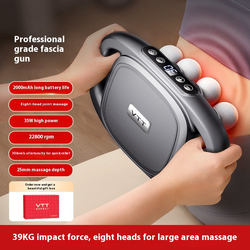 Deep Tissue Percussion Massage Gun — 16-Head Recovery System for Serious Athletes